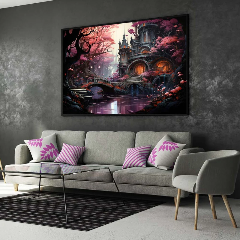 5D Diamond Painting – Waldschloss