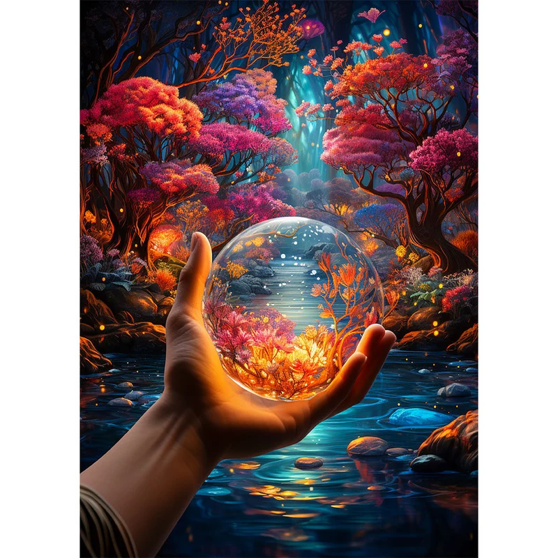 5D Diamond Painting – Magische Kugel