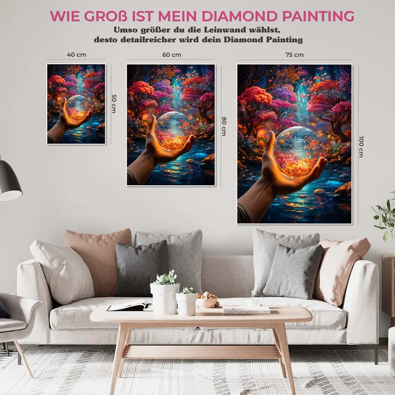 5D Diamond Painting – Magische Kugel