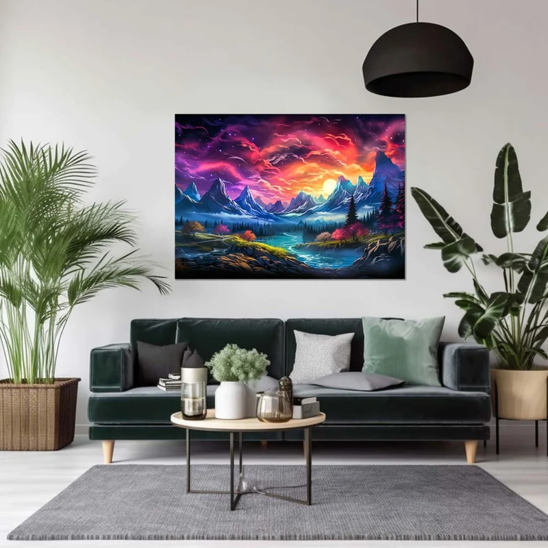 5D Diamond Painting – Berglandschaft