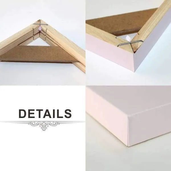 DIY Naturholzrahmen-Keilrahmen