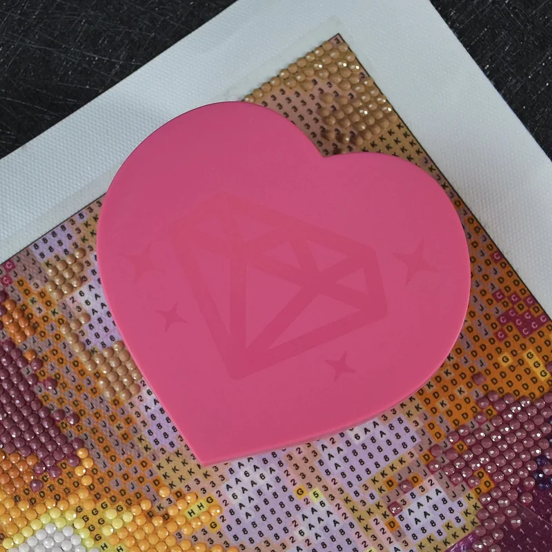 3PCS Diamond Painting Tray Herzform