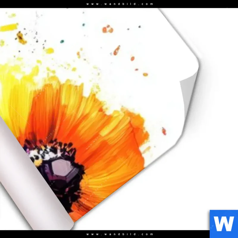 Poster | Bunte Blütenexplosion | Schmal