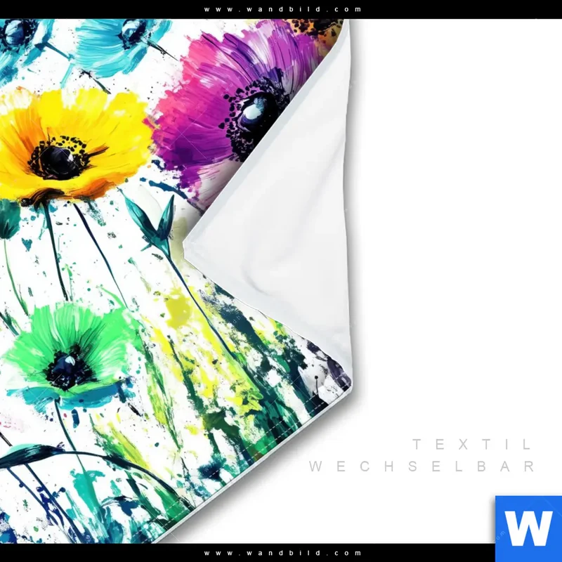 Wechselmotiv | Bunte Blütenexplosion | Quadrat