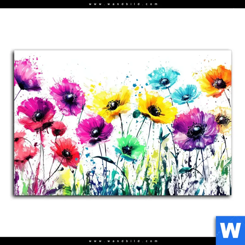 Wechselmotiv | Bunte Blütenexplosion | Querformat