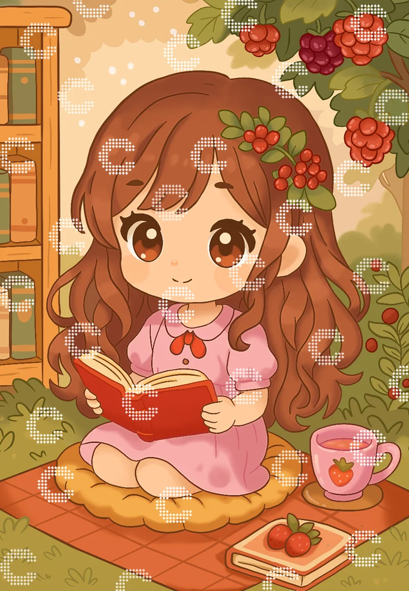 Diamond Painting - pandi_peachy - My Berry Sweet Book Club