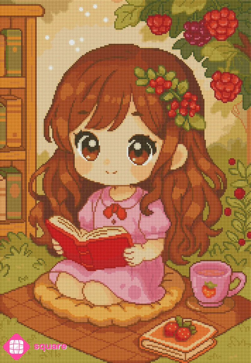 Diamond Painting - pandi_peachy - My Berry Sweet Book Club