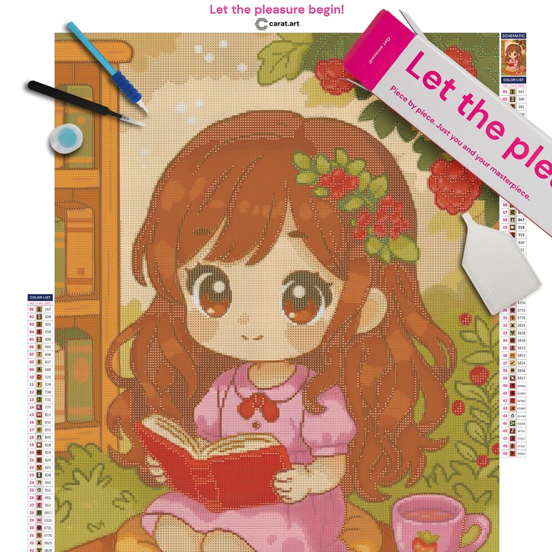 Diamond Painting - pandi_peachy - My Berry Sweet Book Club