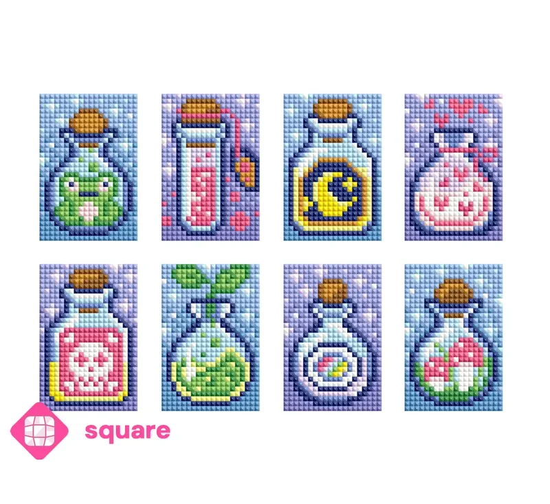 Diamond Painting - Carat Art Design - Mini Mini Set Little Flasks of Magic