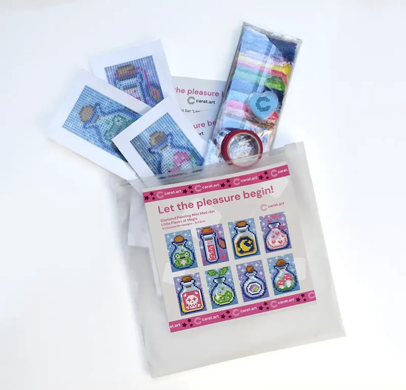 Diamond Painting - Carat Art Design - Mini Mini Set Little Flasks of Magic