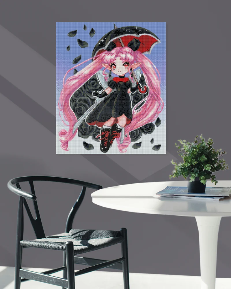 Diamond Painting - Arisa Kitsune - Midnight Blossom