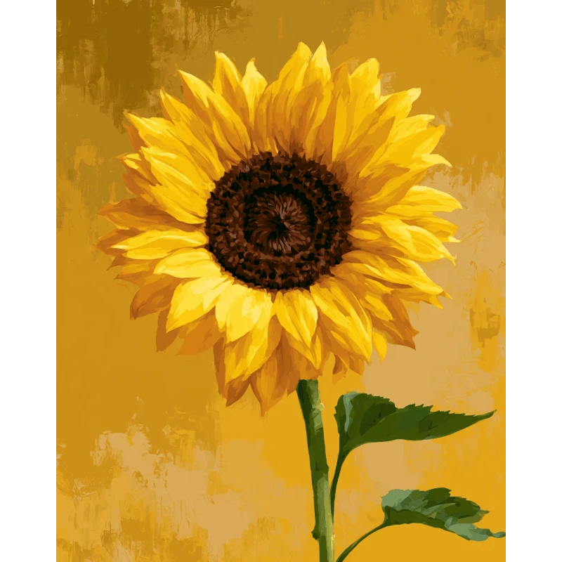Einzelne Sonnenblume