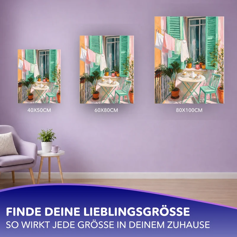 Malen nach Zahlen - Ein Morgen voller Leichtigkeit