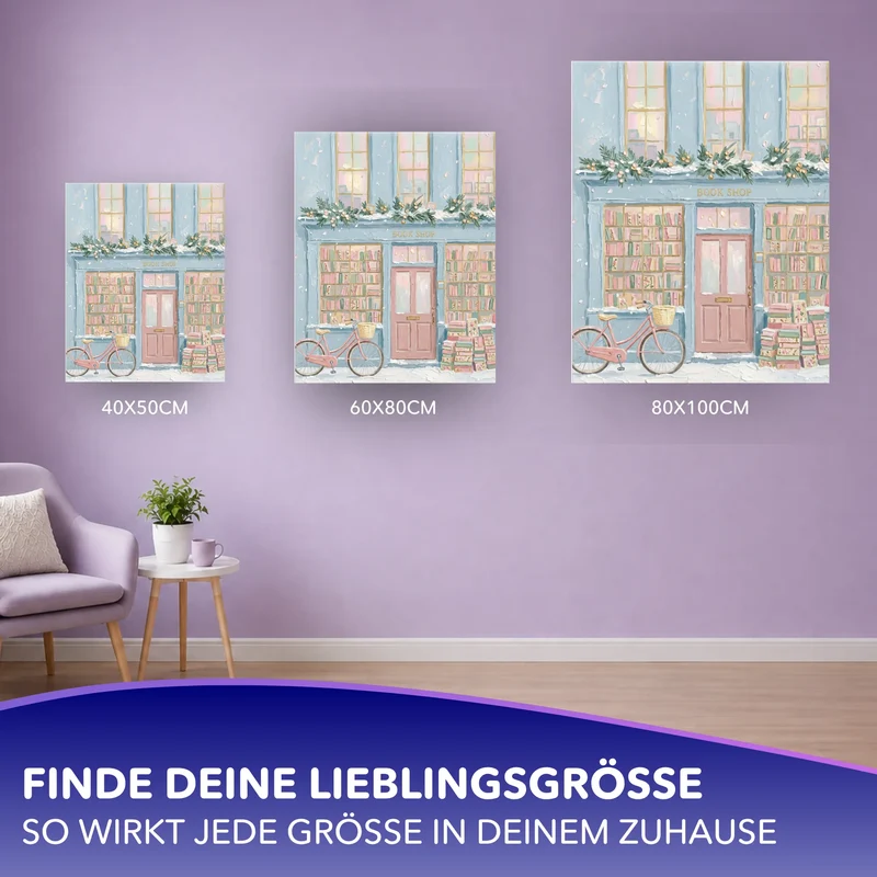 Malen nach Zahlen - Wintergeschichten
