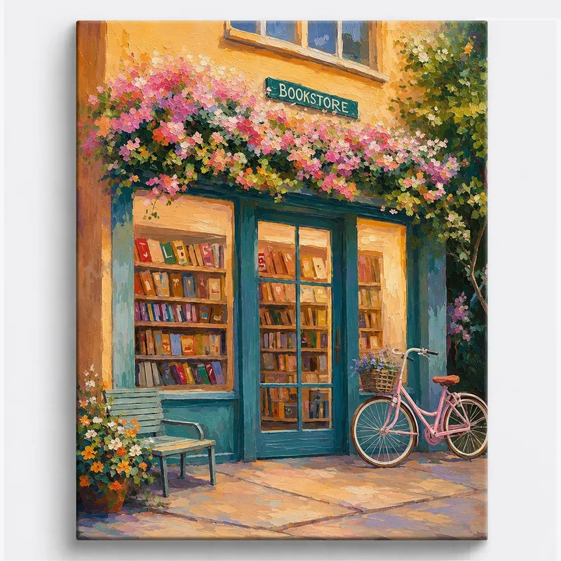 Malen nach Zahlen - Die Buchhandlung am Blütenweg
