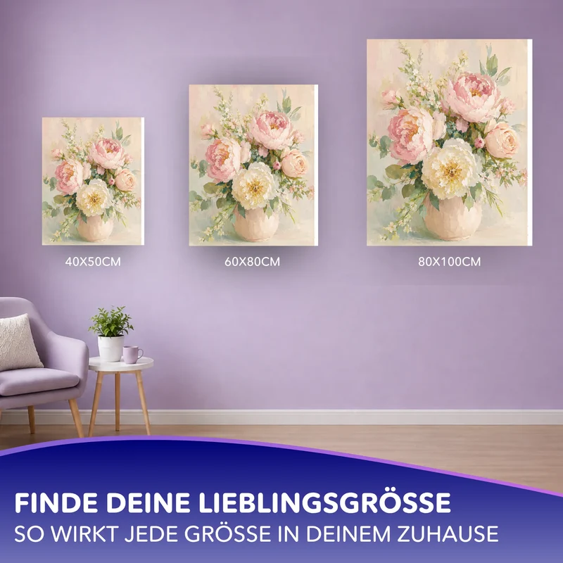 Malen nach Zahlen - Die Sprache der Blumen