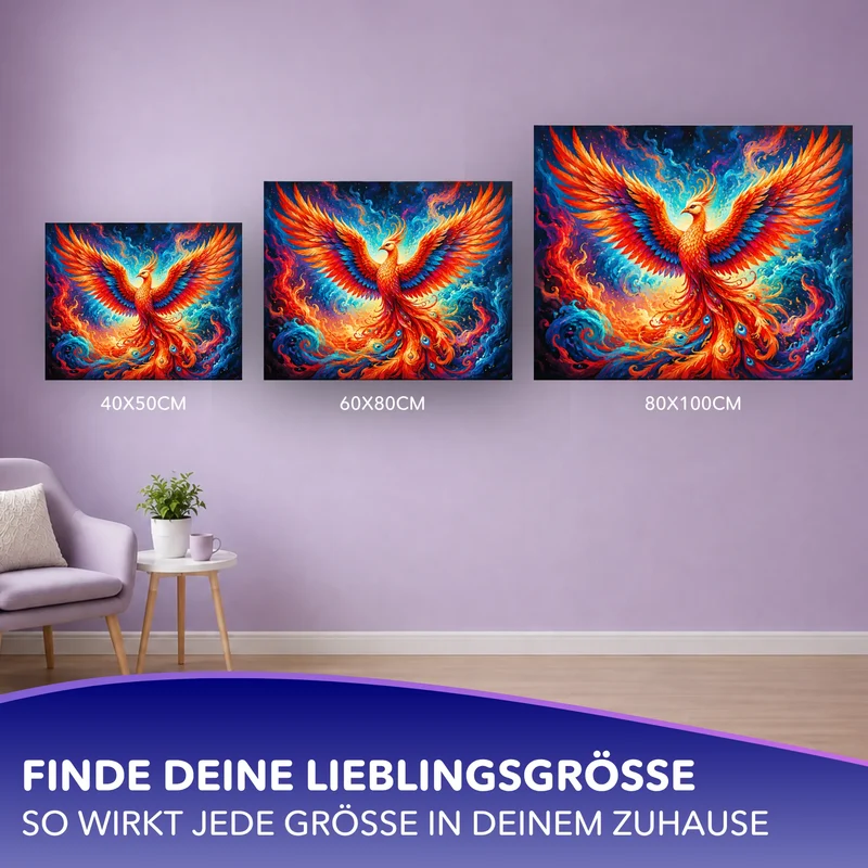 Malen nach Zahlen - Phönixfeuer