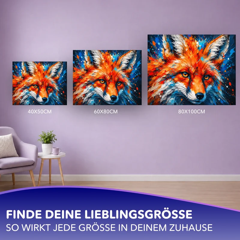 Malen nach Zahlen - Feuerblick
