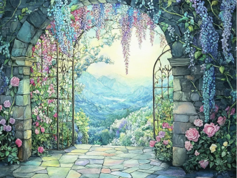 Enchanted Floral Archway