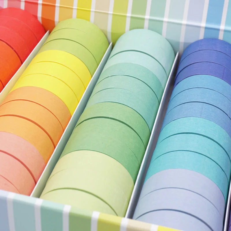 Washi-Klebeband | Volltonfarben (5 rollen)
