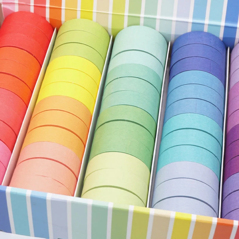 Washi-Klebeband | Volltonfarben (5 rollen)