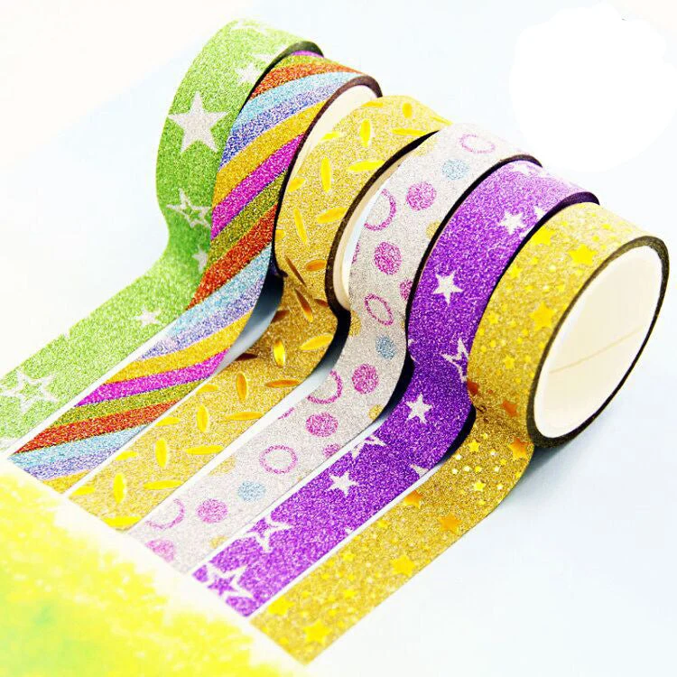 Washi Masking Tape mit Muster (5 Rollen)