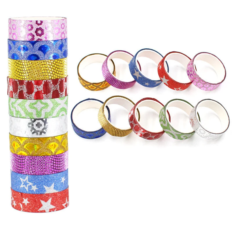 Washi Masking Tape mit Muster (5 Rollen)