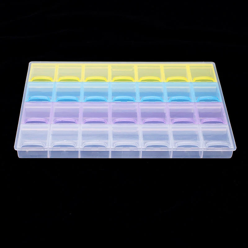 Unabhängige Aufbewahrungsbox | COLORS BOX 28 Dosen