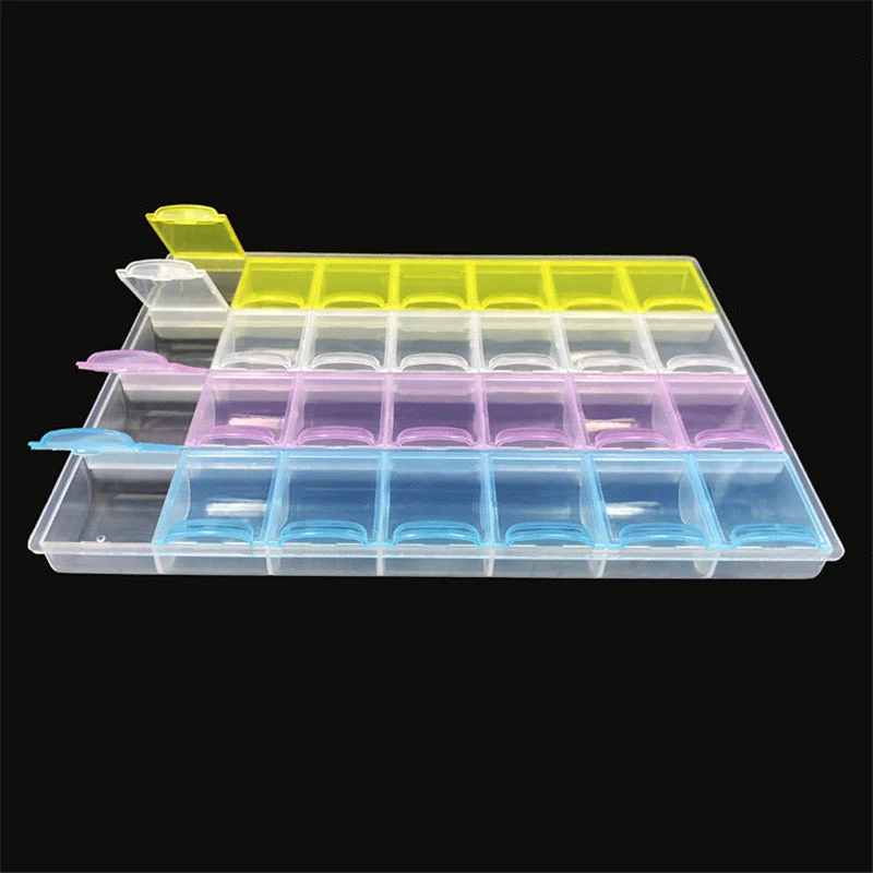 Unabhängige Aufbewahrungsbox | COLORS BOX 28 Dosen