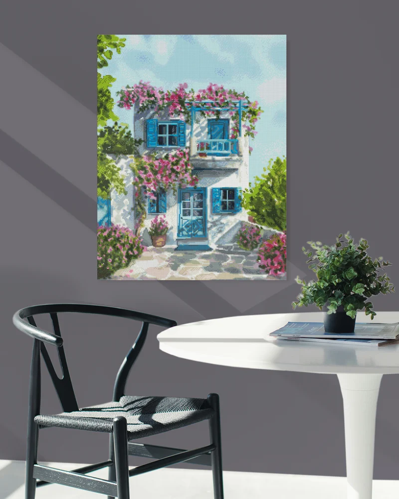 Diamond Painting - Dora Koreny - Greek house