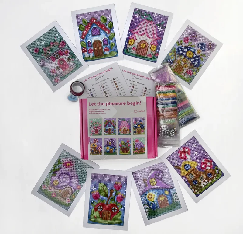 Diamond Painting - Carat Art Design - Mini Set Magic Fairy Homes