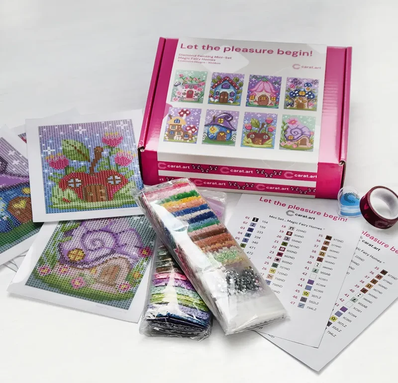 Diamond Painting - Carat Art Design - Mini Set Magic Fairy Homes