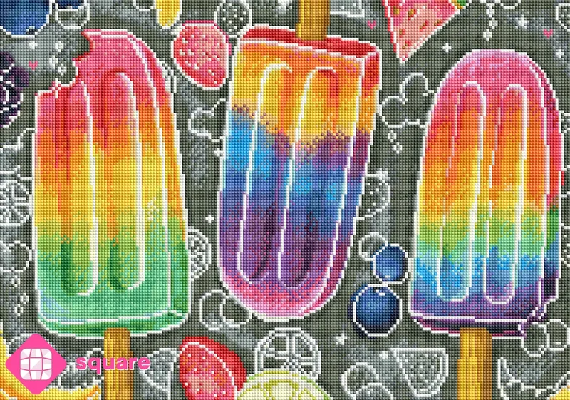 Diamond Painting - Aishwarya Vohra - Eat the Rainbow Special