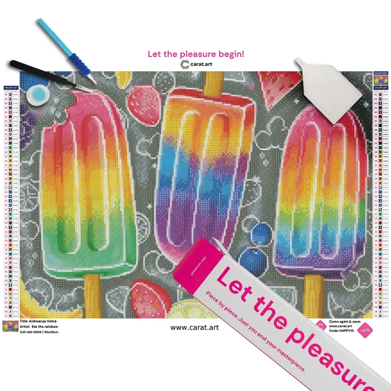 Diamond Painting - Aishwarya Vohra - Eat the Rainbow Special
