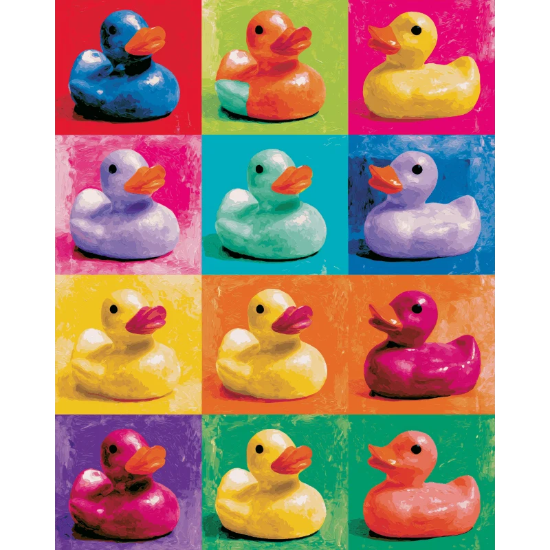 Pop-Art-Enten
