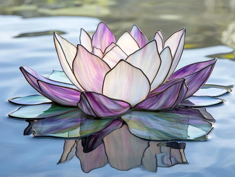 The Glowing Lotus Flower Blossom