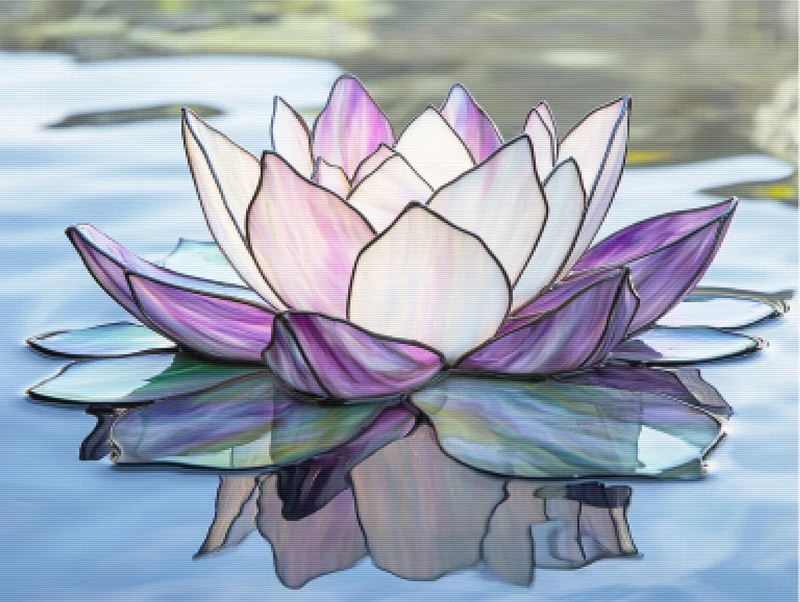 The Glowing Lotus Flower Blossom