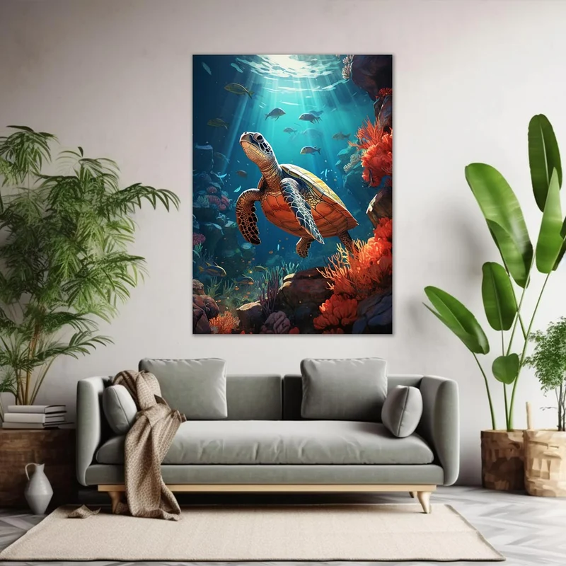5D Diamond Painting – Schildkröte