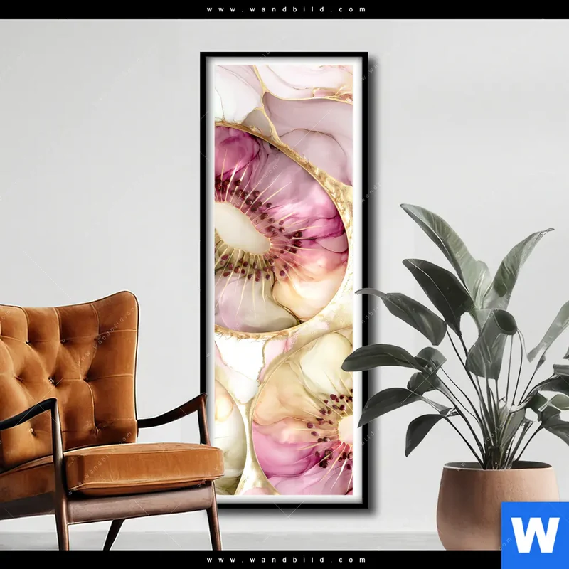 Poster | Kiwi - Edle Fruchtfantasie | Schmal