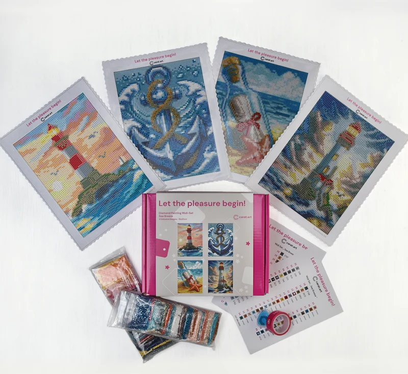 Diamond Painting - Carat Art Design - Midi Set Sea Breeze