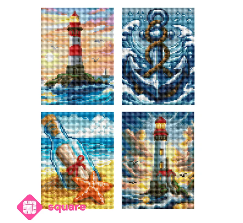 Diamond Painting - Carat Art Design - Midi Set Sea Breeze