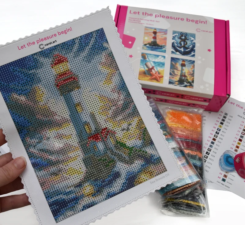 Diamond Painting - Carat Art Design - Midi Set Sea Breeze
