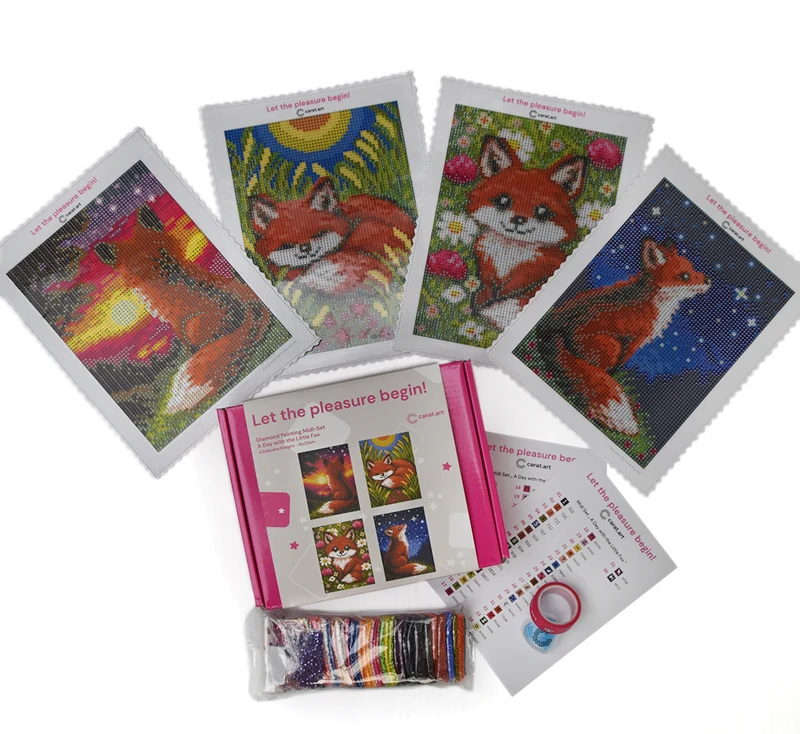 Diamond Painting - Carat Art Design - Midi Set A Day with the Little Fox