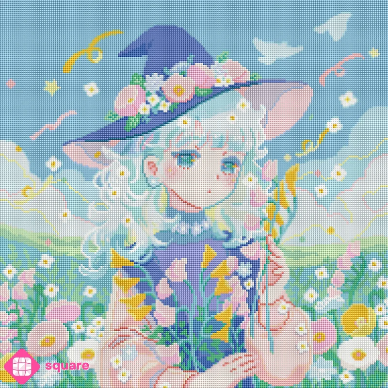 Diamond Painting - Hiroko - Petals & Spells