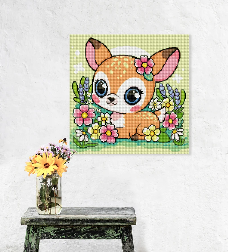 Diamond Painting - Julie Franks - Flower Fawn