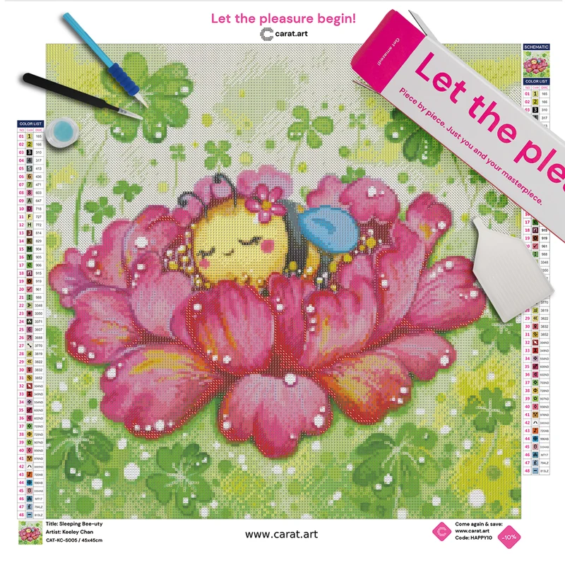 Diamond Painting - Keeley Chan - Sleeping Bee-uty