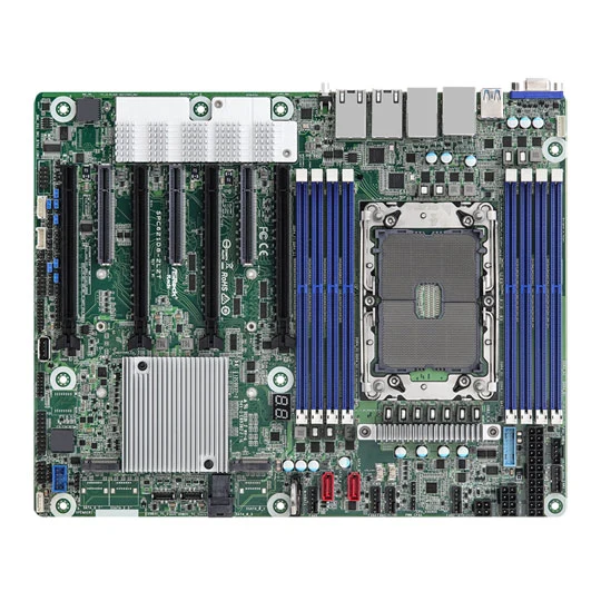 ASRock SPC621D8-2L2T Xeon Server Motherboard, S P+ LGA 4189, DDR4, SATA3, 10GbE, USB 3.2 Gen1, ATX
