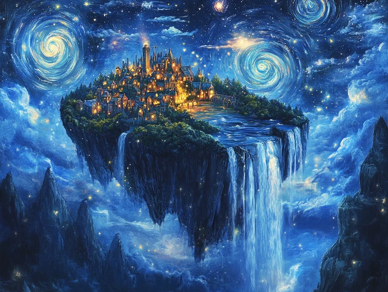 The Floating Isle of Stars