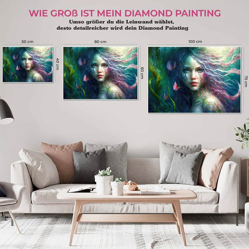5D Diamond Painting – Meerjungfrau
