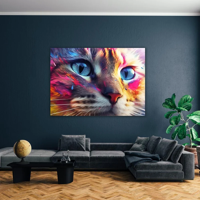 5D Diamond Painting – Colorful Cat
